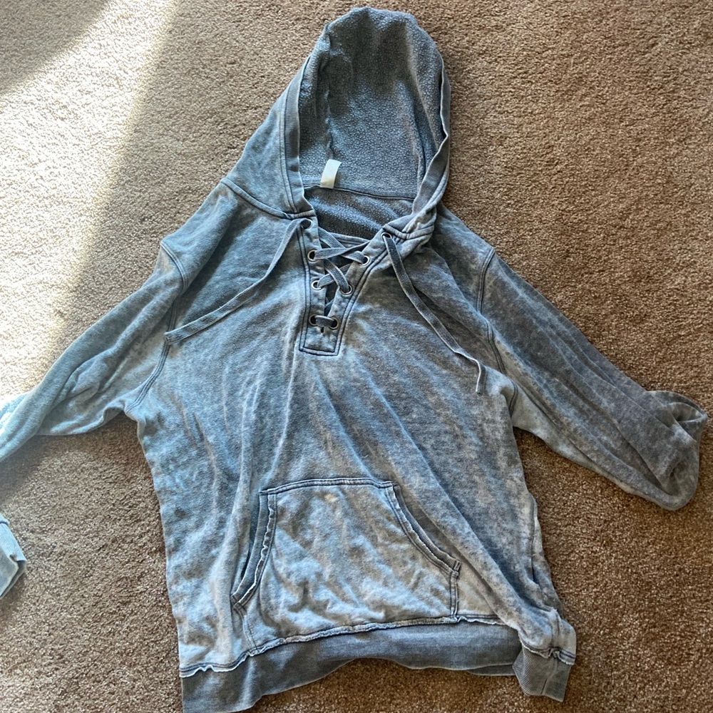 2 Green tea V-neck sweaters
